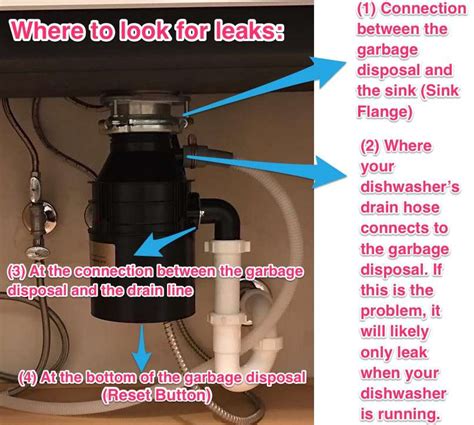 Badger 5 garbage disposal leaking from bottom part 1, look at。